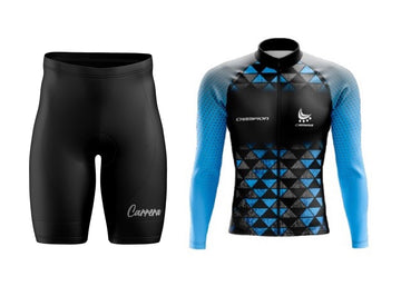 Uniforme Ciclismo Corto - Rombo Azul